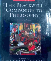 THE BLACKWELL COMPANION TO PHILOSOPHY